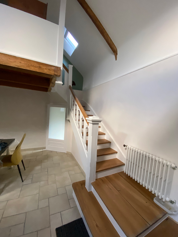 Sylvain Chanu Entreprise De Peinture Yffiniac Escalier 2
